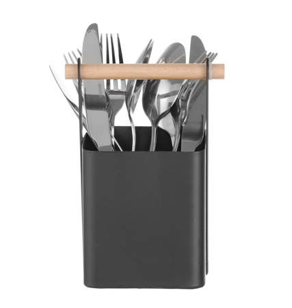 Organizer stołowy czarny 140x105x190 mm HENDI 427064