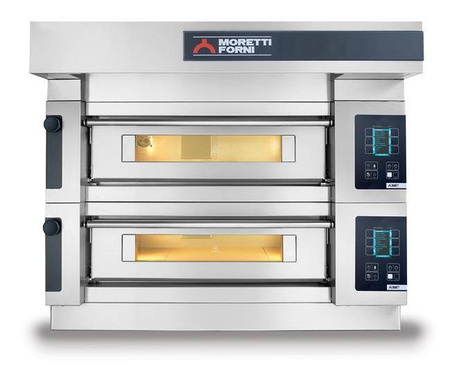 Piec dwukomorowy S105 z okapem i bazą MFS105D