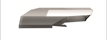 Okap do pieca rotacyjnego AO140/1TSP | bez wyciągu