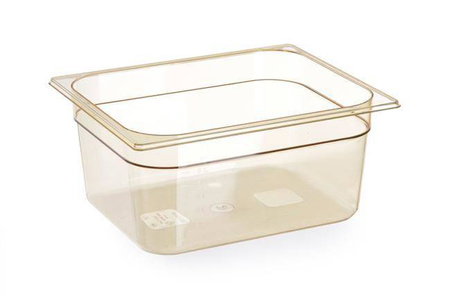 Pojemnik GN 1/2 z grilamidu do wysokich temperatur 100 mm | HENDI 869376