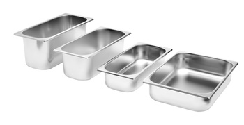 Kuweta do lodów ze stali nierdzewnej Profi Line, o wym. 360x165x150 HENDI 802021