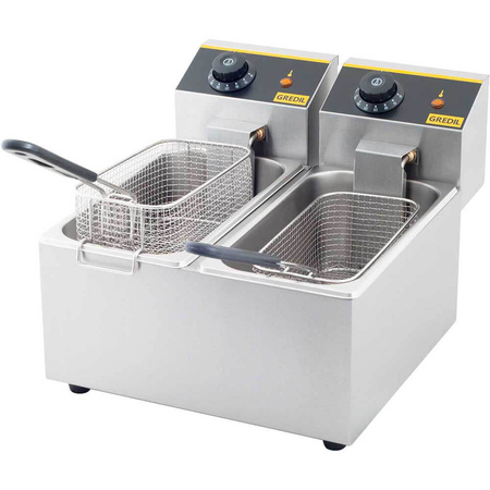 Frytownica, Gredil, V 2x3 l, P 2x2.2 kW STALGAST 746070