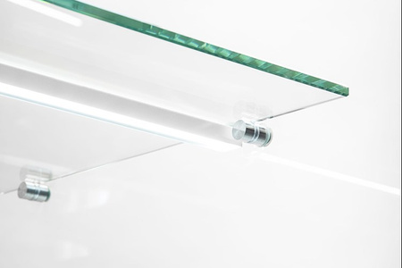 Witryna cukiernicza chłodnicza Dolce Visione Basic 700 BIANCO | 700x670x1300 mm | białe wnętrze