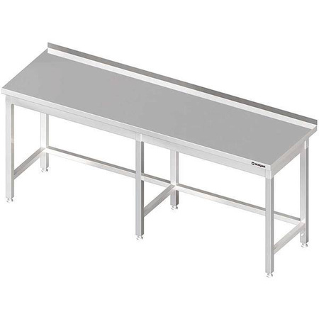 Wandtisch ohne Regal 2700x600x850 mm geschweißt STALGAST MEBLE 980036270