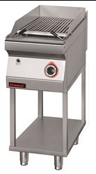 Lava grill 400 mm 7kW on frame base 700.OGL-400.T Kromet