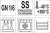 LID FOR GN 1/6 STAINLESS STEEL CONTAINER | YG-00374