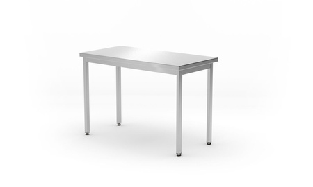 Stół centralny bez półki Budget Line – skręcany 800x600x(H)850 | HENDI 817063