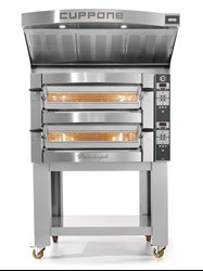 Piec do pizzy elektryczny Cuppone Michelangelo | dwukomorowy | panel cyfrowy | 4+4x36 | ML435/2 CD