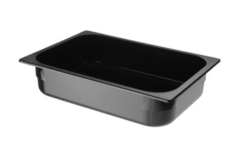 Kuweta do lodów z poliwęglanu czarna 360x250x(H)80, 5 l HENDI 807071