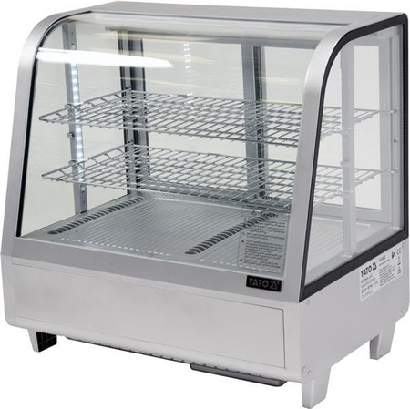 WITRYNA CHŁODNICZA 100L 68x45x67 SREBRNA | YG-05022