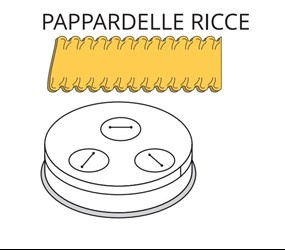 Matryca formująca do maszynki do makaronu PF15E i MPF1.5N PAPPARDELLE RICCE - 16 mm