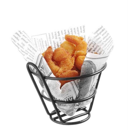 Fried snack basket black diameter 115 mm HENDI 426494