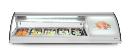 Witryna chłodnicza do sushi