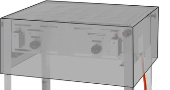 Pokrowiec z folii PEVA do grilla gazowego Roast-Master Maxi HENDI 144923