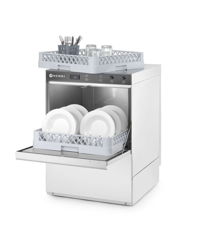 Zmywarka do naczyń 50x50, manualna, z dozownikiem detergentu HENDI 230237