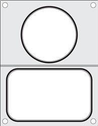 Matrix for CAS CDS-01 sealing machine for tray without division 178x113 m HENDI 805428