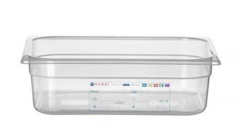 Pojemnik GN HACCP z polipropylenu 1/2 100 - bez pokrywki HENDI 880173