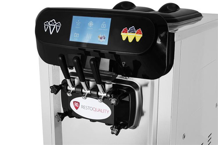 Maszyna do lodów włoskich | automat do lodów soft | 2 smaki + mix | wolnostojąca | 2x7,2 l