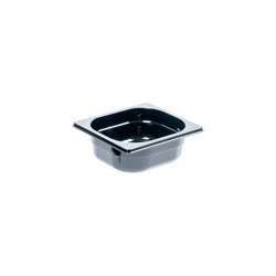 Polycarbonate container, black, GN 1/6, H 65 mm 156061 STALGAST