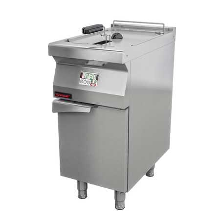 electric fryer 1x15l on closed cabinet base 700.FE-15f Kromet