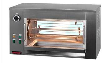 Rotating electric rotisserie 12 chicken, 7.5kW 000.OE-12NC Kromet