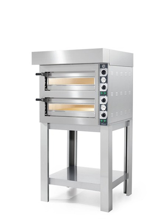 Piec do pizzy elektryczny Cuppone Tiziano | dwukomorowy | 4+4x35 | TZ435/2M