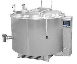 Kocioł warzelny elektryczny z grzaniem pośrednim | opcja mieszadła | 48 kW | 400 V | 500 l | 1320x1330x1180 mm | RQK-505ER | RESTO QUALITY RQK-505ER