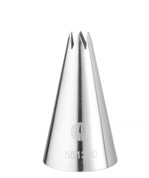 Końcówka do rękawów- karbowana , śr.6 mm HENDI 551370