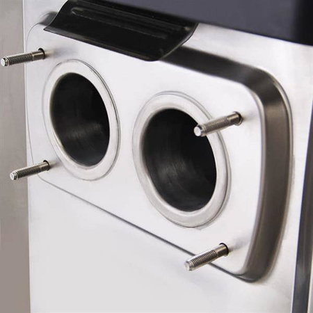 Italian ice cream machine | soft ice cream machine | overnight cooling | 2 flavors + mix | 2x5,8l