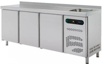Stół mroźniczy ze zlewem 600 mm ESSENZIAL LINE ETN-6-200-30 D S