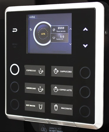 Ekspres do kawy automatyczny | ekran dotykowy | powiększony zbiornik na wodę 6 l | RQK90L