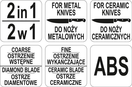 OSTRZAŁKA DO NOŻY 2W1
 | YG-02353