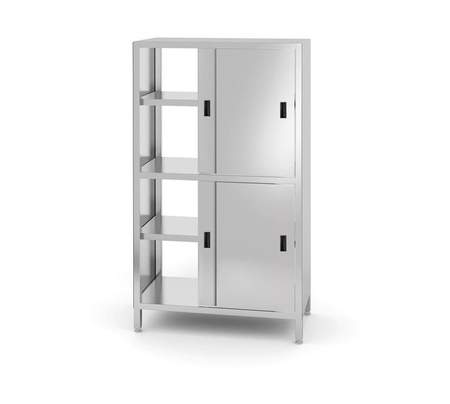 Pass-through cabinet with sliding doors - bolted, with dimensions. 800x500x( HENDI 811634