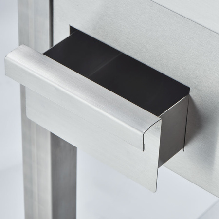 Płyta grillowa elektryczna, gładko-ryflowana, Gredil, 800x700x850 mm, P 8.1 kW, U 400 V STALGAST 977313