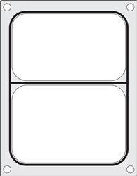 Matrix for CAS CDS-01 sealing machine for bipartite tray 227x178 mm HENDI 805398