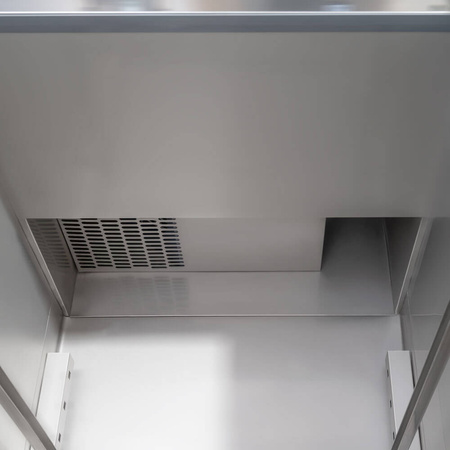 Szafa chłodnicza ze stali nierdzewnej na nożkach, GN 2/1, V 650 l STALGAST 830622