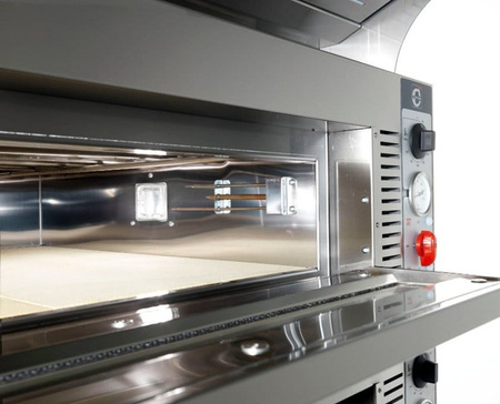 Piec do pizzy elektryczny Cuppone Tiepolo | dwukomorowy | 4+4x36 | TP435/2CM