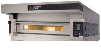 Wielokomorowy elektryczny piec do pizzy i piekarniczy S125E piec jednokomorowy z okapem i bazą MFS125M