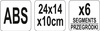 CONTAINER FOR BARTENDING ACCESSORIES 6 SEGMENTS | YG-07134