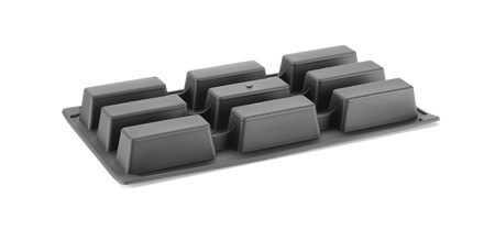 Foremka silikonowa GN1/3 - mini cake - 9 foremek 80x30x(H)33mm HENDI 677001