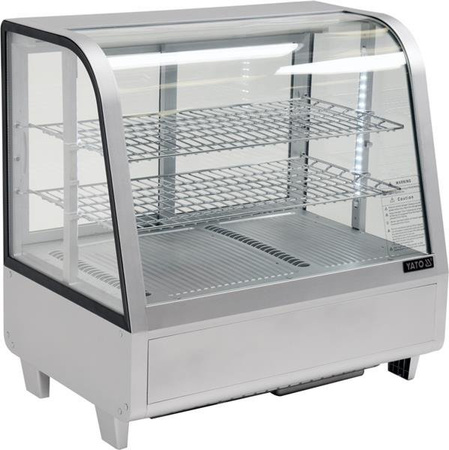 WITRYNA CHŁODNICZA 100L 68x45x67 SREBRNA | YG-05022