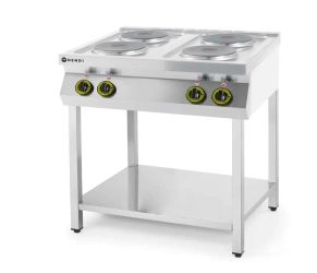 Kitchen Line 4 plate electric cooker on an open base HENDI 226223