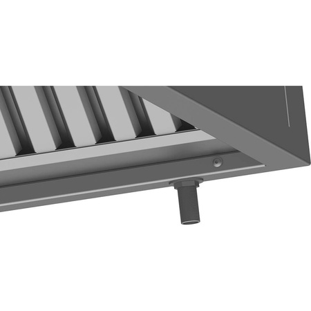 Okap skrzyniowy, skręcany, Gredil, 1010x1000x400 mm STALGAST 619010