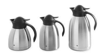 Kaffeethermoskanne mit Druckknopf 1,5l HENDI 446607