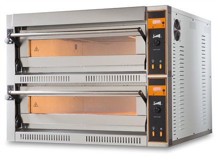 Piec do pizzy elektryczny | dwukomorowy | 12x36 | TOP D 66 XL/L (TecproD66BIG/L)