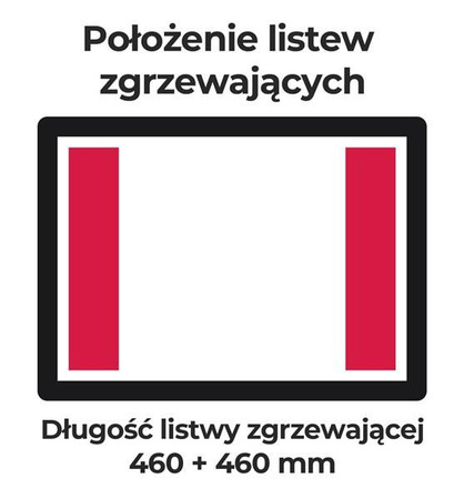 Pakowarka próżniowa komorowa iSENSOR M | wolnostojąca | listwa 460 + 460 mm | pompa BECKER 40 m3/h | 1,12 kW | 930x607x1046 mm | FSM4K2E2 | RESTO QUALITY FSM4K2E2