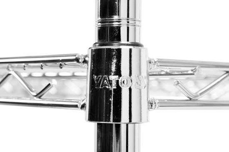 Regał ażurowy 4-półkowy YATO 906x457x1880 | YG-09051 + YG-09064