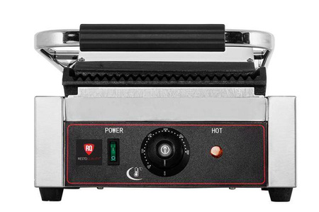 Electric contact grill | panini | fluted top and bottom | 1.8 kW | 305x400x210 | RQHEG-811