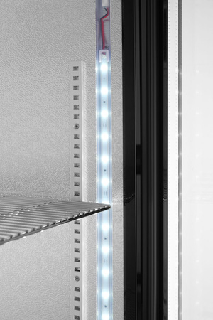 Lodówka barowa 1-drzwiowa, Arktic, 300 l, czarna, 220–240V/195W HENDI 233924