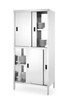 Pass-through cabinet with sliding doors - bolted, with dimensions. 800x500x( HENDI 811634